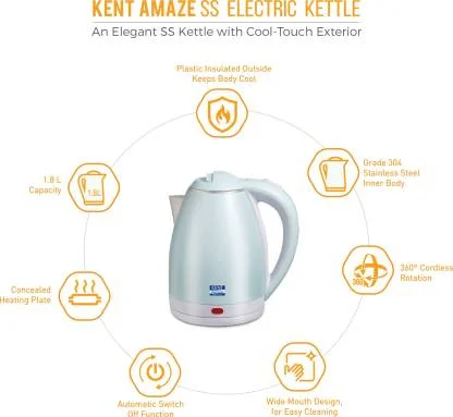 Kent Amaze Kettle 1.8Ltr Kettle - Image 4